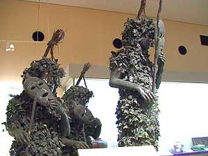  - * * ()   ( . , . ;  ) //  Paantu - visiting deities of Miyako Islands  (Hirara-city Museum, Miyako Island)